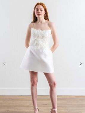 Brie by Watters White Dress - Size 8